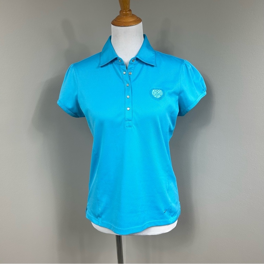 Callaway short slightly puffy sleeves polo golf shirt Sz M